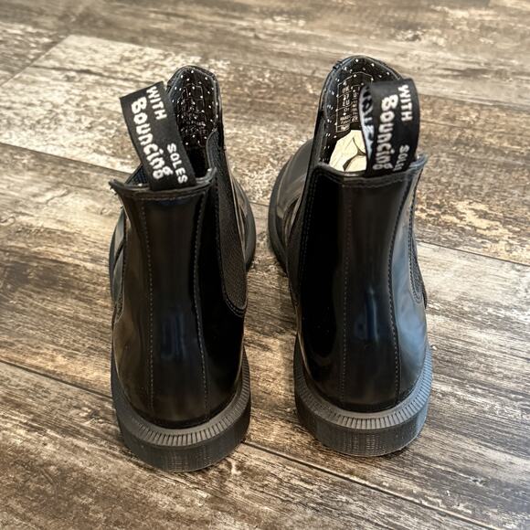 Dr. Martens‎ Kensington Boots Womens Size 6 Flora Black Chelsea Pull On NIB - Picture 8 of 15